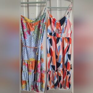 2 Colorful THML Dresses